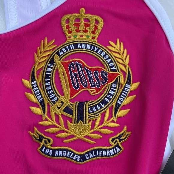 Guess 40th Anniversary Pink One-Piece Swimsuit - Picture 3 of 11